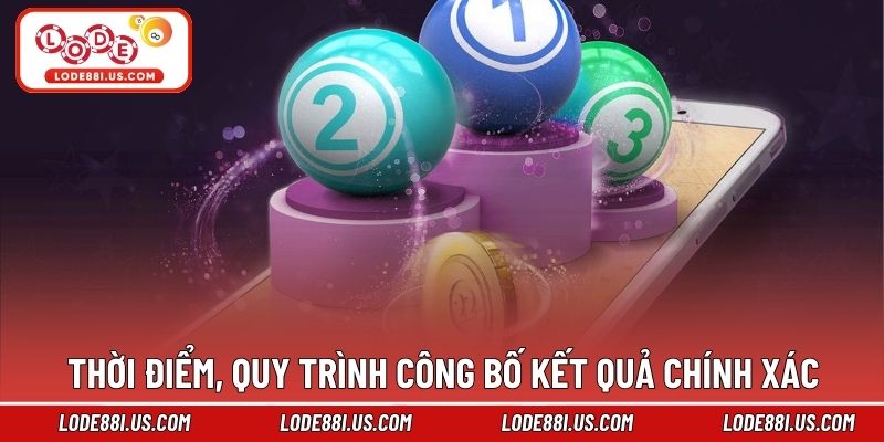 Thời điểm, quy trình công bố kết quả chính xác